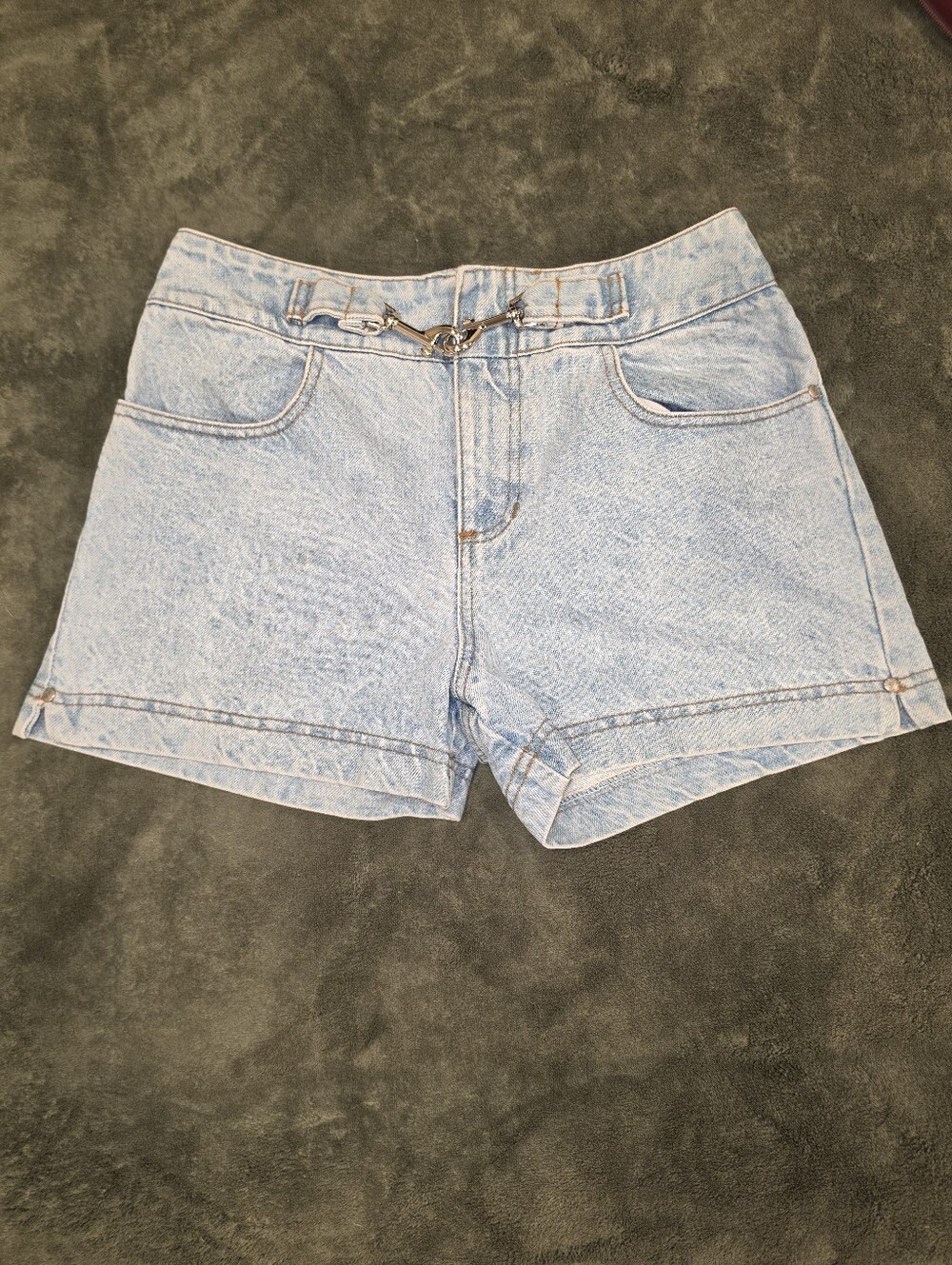 BeBop Light Blue Denim Shorts Vinatge Size 11